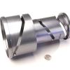 Zoom Lens Housing.  Light blue anodize.