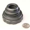 Lens Housing finished in a blue/gray anodize.